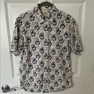 Club Monaco Floral Patterned Men's Shirt